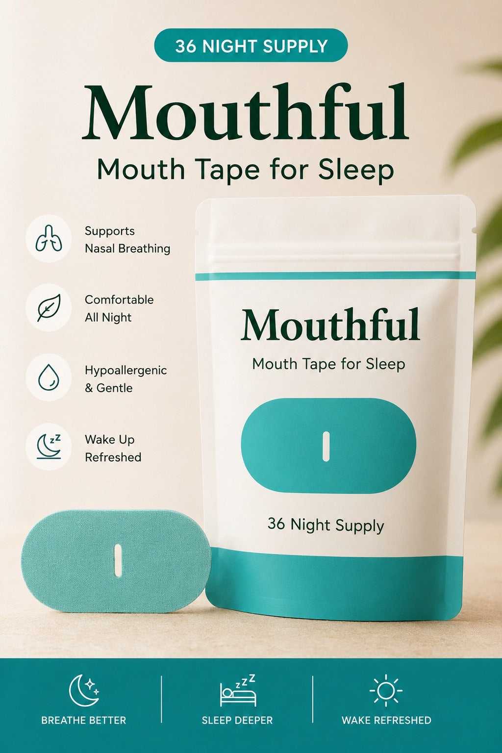 Mouthful - Breathable Mouth Tape